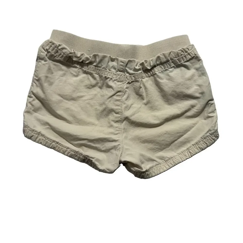 The Children’s Place Girls Khaki Pull On Shorts Size 5T Elastic Waist Pockets
